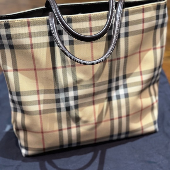 Burberry, Vintage medium Check Tote Bag - Picture 5 of 5